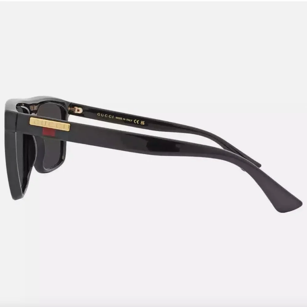 Gucci Mens Stamp Grey Sunglasses